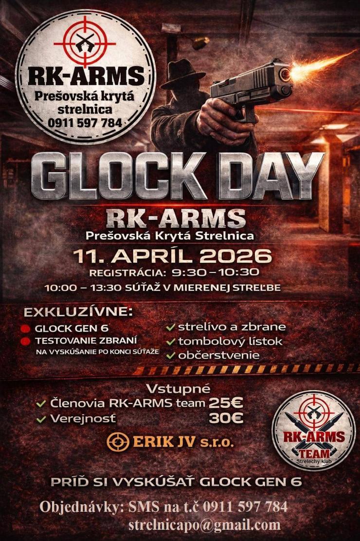 GLOCK DAY RK-ARMS, 11. Apríl 2026